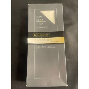 Southworth Neenah Ivory Parchment Envelopes No 10 24lb 50 Count P984-10L